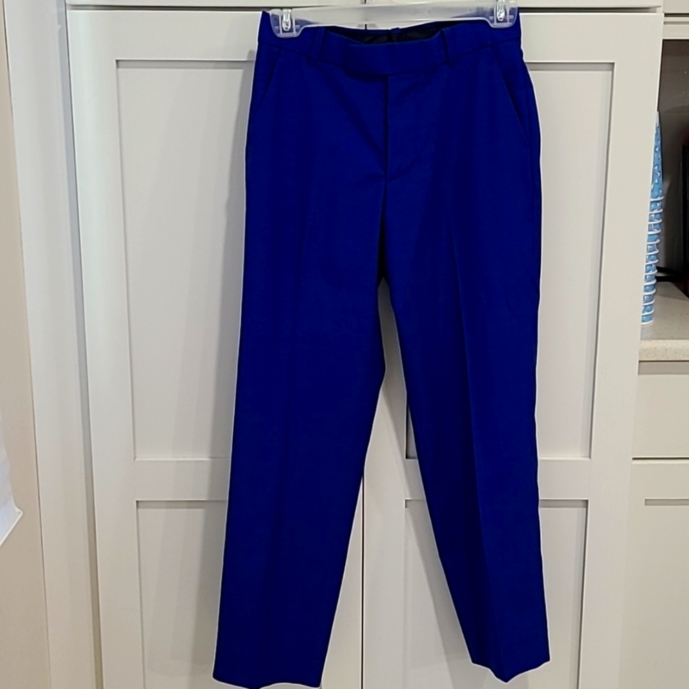 Calvin Klein Royal Blue Dress Pants Size 12 Youth